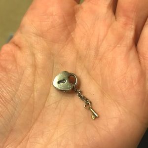 Pandora key to my heart charm